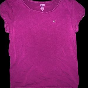 Tommy Hilfiger 4t deep purple short sleeve tee